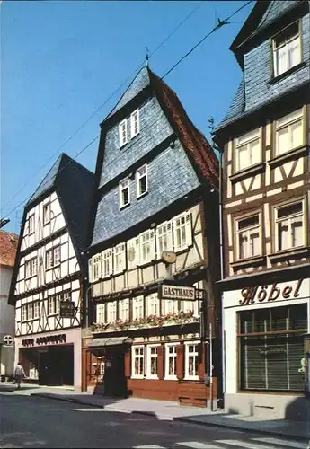 Butzbach Wetzlarer Strasse Haus Werb Fachwerkhaeuser  Kat. Butzbach