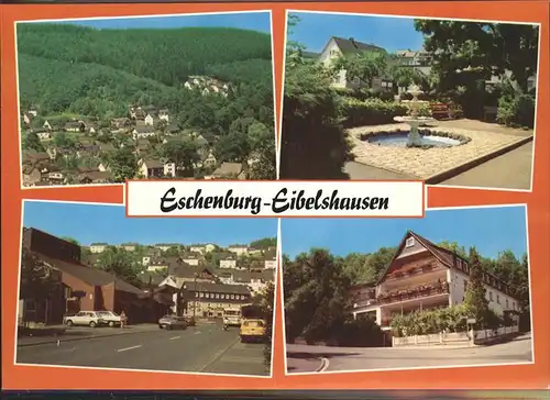 Eibelshausen Teilansichten Eibelshausen Brunnen Kat. Eschenburg