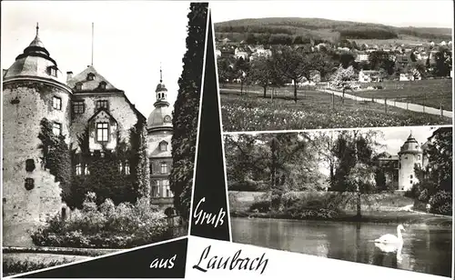 Laubach Hessen Schloss Laubach Park / Laubach /Giessen LKR