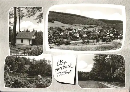 Oberrossbach Westerwald Auerhahn Huette Teilansichten Oberrossbach Kreuz Kat. Oberrossbach