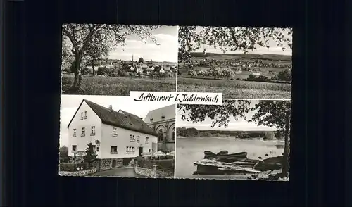 Waldernbach Teilansicht Waldernbach See Gasthaus Pension "Zum schwarzen Baer" Kat. Mengerskirchen