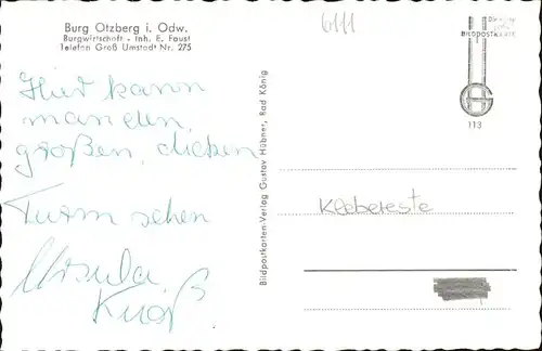Otzberg Odenwald Burg Otzberg / Otzberg /Darmstadt-Dieburg LKR