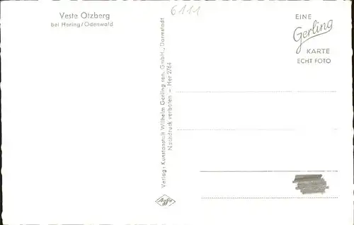 Otzberg Odenwald Hering Odenwald / Otzberg /Darmstadt-Dieburg LKR