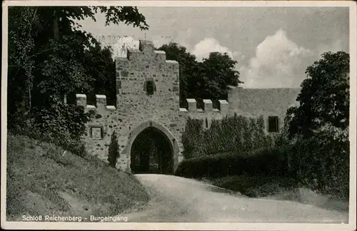 Reichelsheim Odenwald Schloss Reichenberg Burgeingang / Reichelsheim (Odenwald) /Odenwaldkreis LKR