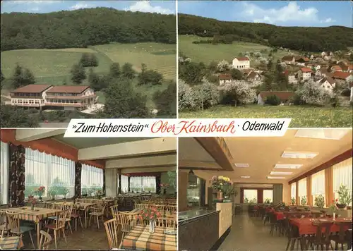 Ober-Kainsbach Zum Hohenstein Odenwald Gasthaus Pension Kat. Reichelsheim (Odenwald)