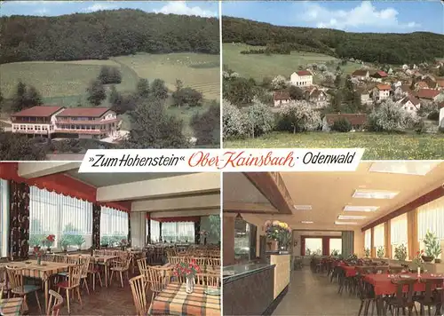 Ober-Kainsbach Zum Hohenstein Odenwald Gasthaus Pension Kat. Reichelsheim (Odenwald)