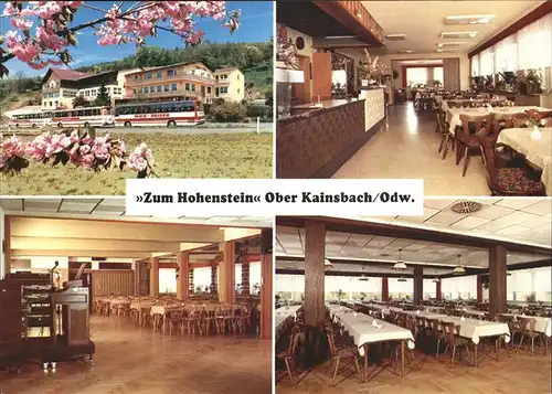 Ober-Kainsbach Zum Hohenstein Pension Gasthaus Kat. Reichelsheim (Odenwald)