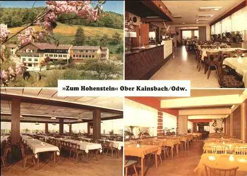 Ober-Kainsbach Zum Hohenstein Gasthaus Pension Kat. Reichelsheim (Odenwald)