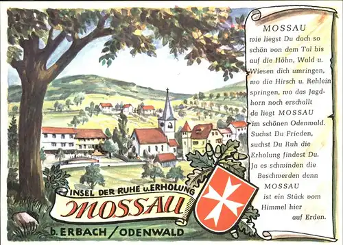 Mossautal Gedicht Wappen Kat. Mossautal