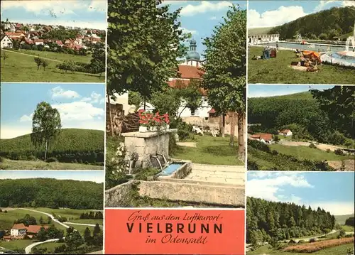 Vielbrunn Luftkurort Freibad Quelle Kat. Michelstadt