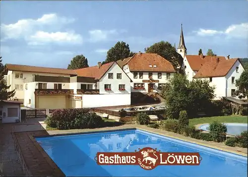 Guettersbach Gasthasu Zum Goldenen Loewen Kat. Mossautal