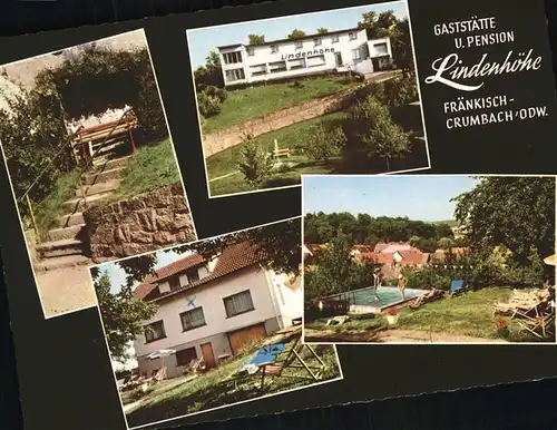 Crumbach Gaststaette Pension Lindenhoehe Kat. Lohfelden