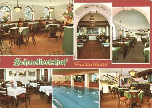 Nieder-Kainsbach Freizeithotel Schwimmbad Schnellertshof Kat. Brensbach