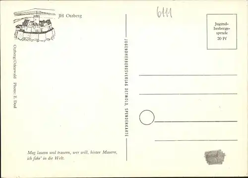 Otzberg Odenwald Jugendherberge / Otzberg /Darmstadt-Dieburg LKR