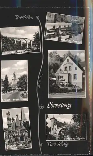 Beerfelden Odenwald Ebersberg Himbachel Viadukt Muenling Quelle Marktplatz Kat. Beerfelden