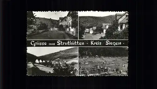 Struthuetten Kr. Siegen Freibad Kat. Neunkirchen