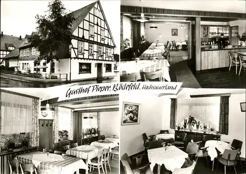 Boedefeld Gasthof Pieper Kat. Schmallenberg