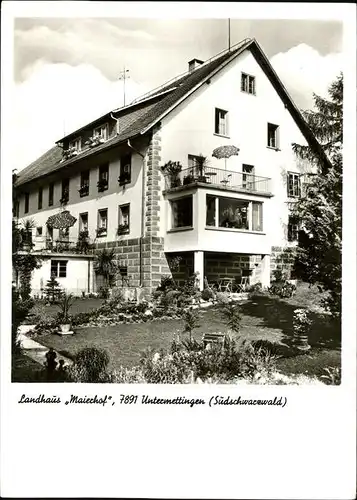Untermettingen Landhaus Maierhof Kat. uehlingen-Birkendorf