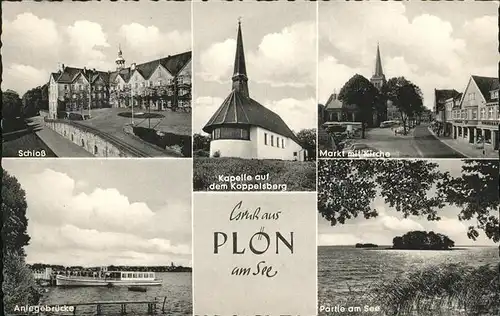 Ploen See Anlegebruecke Schloss / Ploen /Ploen LKR