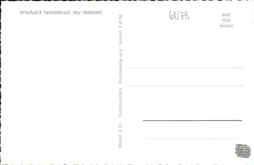Neu Isenburg Spielplatz Tannenwald Kat. Neu Isenburg