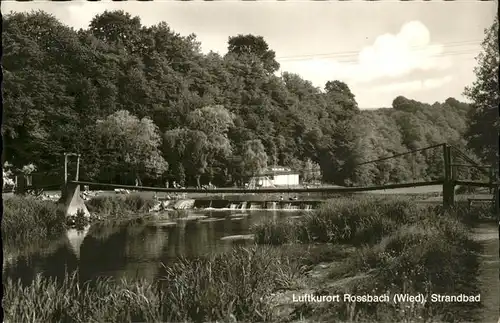 Rossbach Wied Strandbad Kat. Rossbach