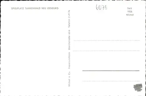 Neu Isenburg Spielplatz Tannenwald Kat. Neu Isenburg
