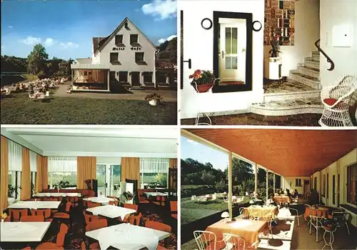 Rossbach Westerwald Hotel Restaurant Strandcafe Kat. Rossbach