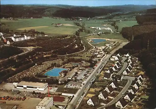 Menden Sauerland Fliegeraufnahme Freizeitzentrum / Menden (Sauerland) /Maerkischer Kreis LKR