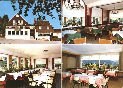 Wermelskirchen Hotel Restaurant zu den Drei Linden Kat. Wermelskirchen