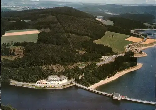 Listertalsperre Fliegeraufnahme Listertalsperre Kat. Attendorn