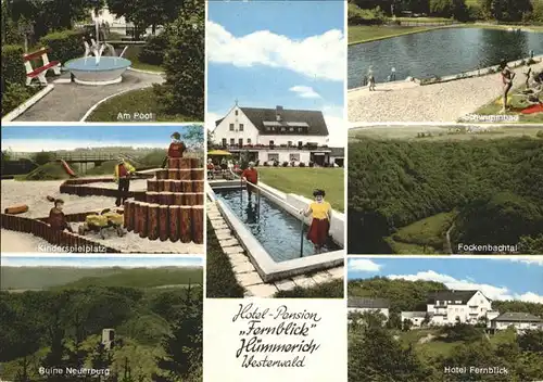 Huemmerich Westerwald Kneippanlage Schwimmbad Hotel Fernblick / Huemmerich /Neuwied LKR