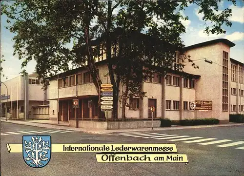 Offenbach Internationale Lederwarenmesse Kat. Offenbach am Main