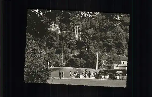 Freiburg Breisgau Seilbahn Stadtgarten Schlossberg Kat. Freiburg im Breisgau