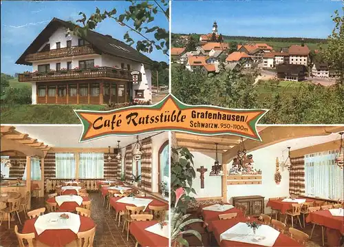 Grafenhausen Schwarzwald Cafe Ratsstueble Kat. Grafenhausen