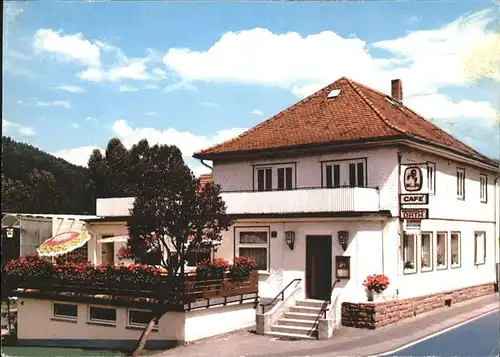 Zell Odenwald Cafe Orth Kat. Bad Koenig