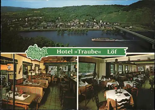 Loef Hotel Traube H. Kastor Moselufer 2 Kat. Loef