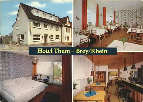 Brey Hotel Thum Elfriede Thum Kat. Brey