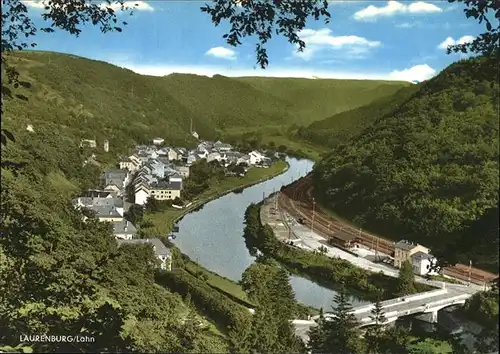 Laurenburg H. Heckenroth und Sohn Metzgerei Lebensmittel  Lahn Bruecke Kat. Laurenburg