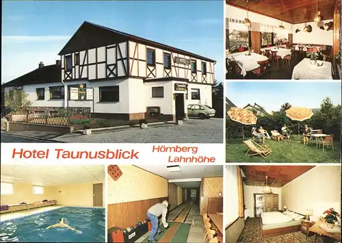 Hoemberg Lahnhoehe Hotel Taunusblick Kat. Hoemberg