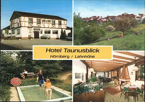 Hoemberg Lahnhoehe Hotel Taunusblick Wassertreten Kat. Hoemberg