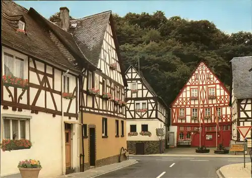 Weinaehr Rathaus Fachwerk Kat. Weinaehr