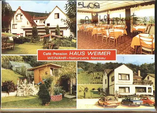 pw16751 Weinaehr Cafe Pension Haus Weimer Klappkarte Kategorie. Weinaehr Alte Ansichtskarten