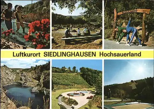 Siedlinghausen Trimmpfad  Kat. Winterberg