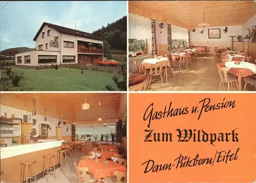 Puetzborn Gasthaus Zum Wildpark Kat. Daun