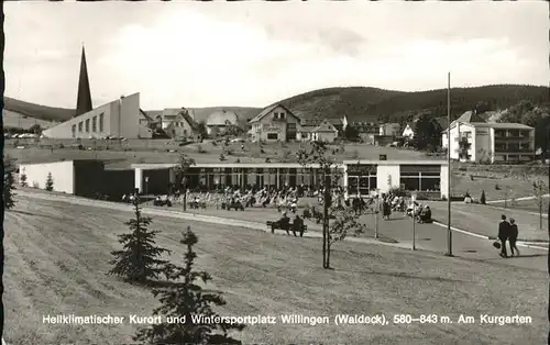 Willingen Sauerland Heilklimatischer Kurort Kurgarten / Willingen (Upland) /Waldeck-Frankenberg LKR