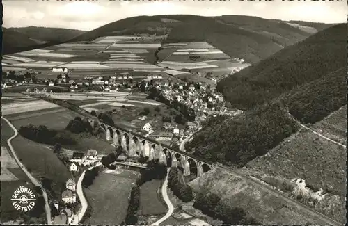 Willingen Sauerland Flugaufnahme Viadukt / Willingen (Upland) /Waldeck-Frankenberg LKR