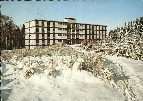 Hoheleye Sanatorium Winter Kat. Winterberg