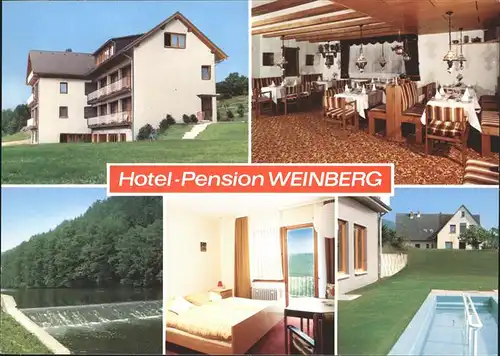Reddighausen Hotel Pension Weinberg Kat. Hatzfeld (Eder)