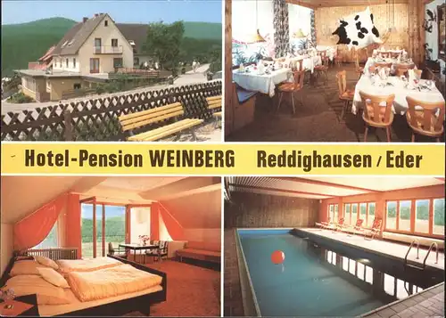 Reddighausen Hotel Pension Weinberg  Kat. Hatzfeld (Eder)