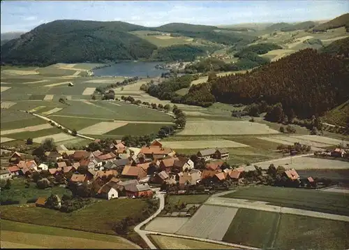 Stormbruch Flugaufnahme Kat. Diemelsee